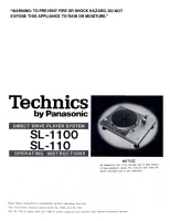 Technics - SL-110-2 - Owners manual 
